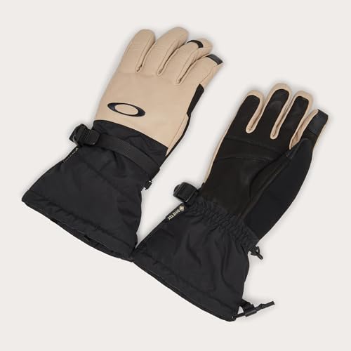 Oakley Ellipse Goatskin Gauntlet Gloves Humus FOS901656-31R in Khaki, XL - Oakley