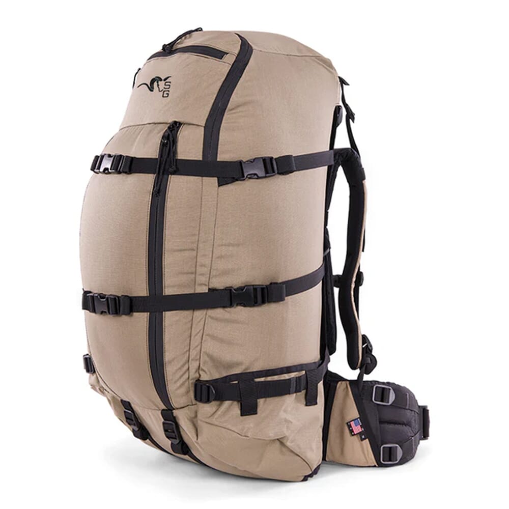 Stone Glacier Col 4800 Pack w/Krux Frame Tan 50136-TN, Large - Stone Glacier