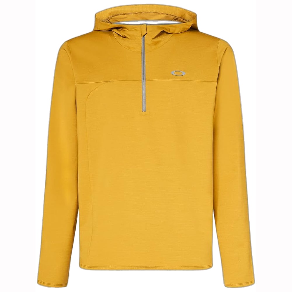 Oakley Gravity Range Hoody Sulfide Heather FOA403455-5AM in Yellow, Large - Oakley