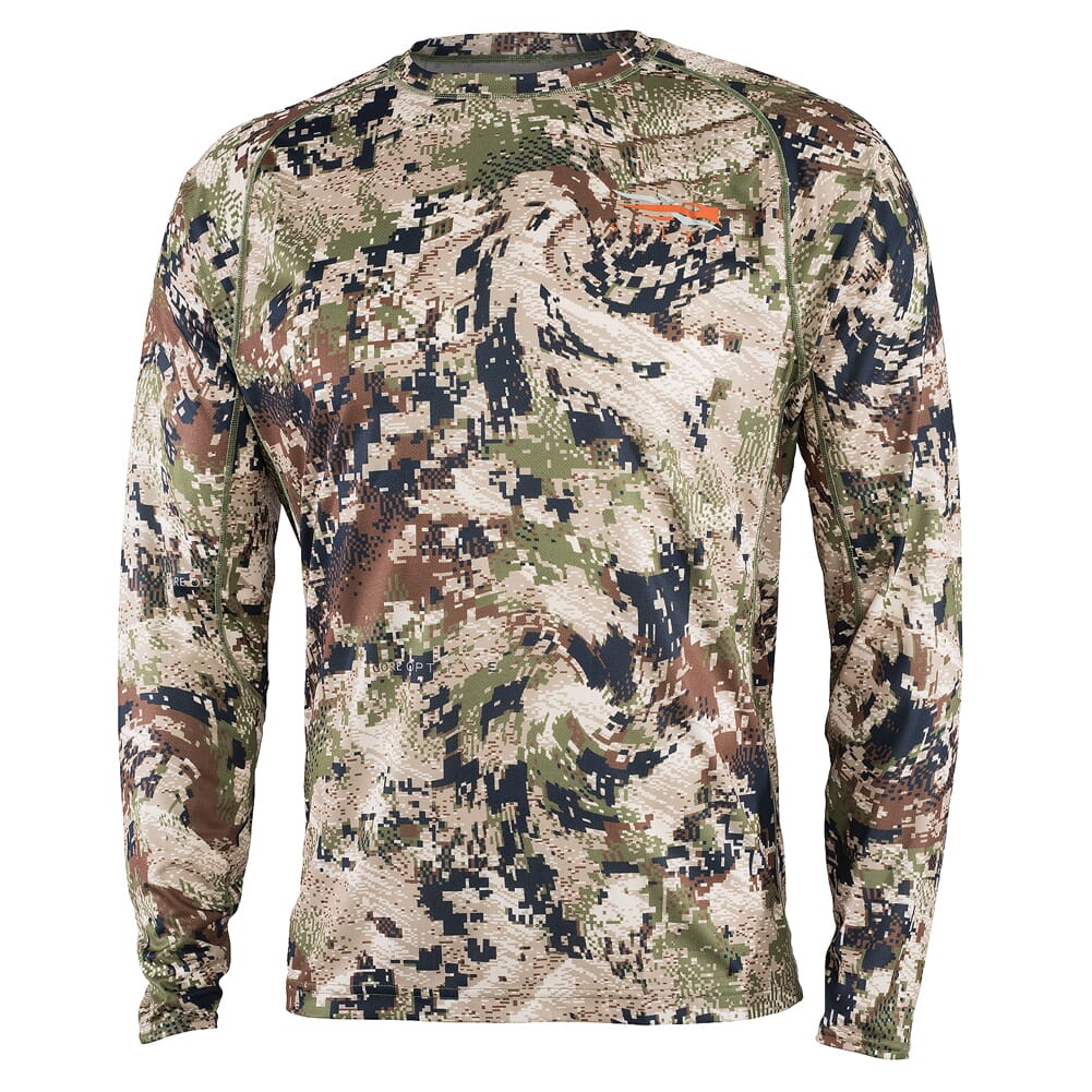 Sitka Gear Big Game Subalpine Core Lightweight Long Sleeve Crew Top 10064-SA Top in Optifade Subalpine, M - Sitka Gear