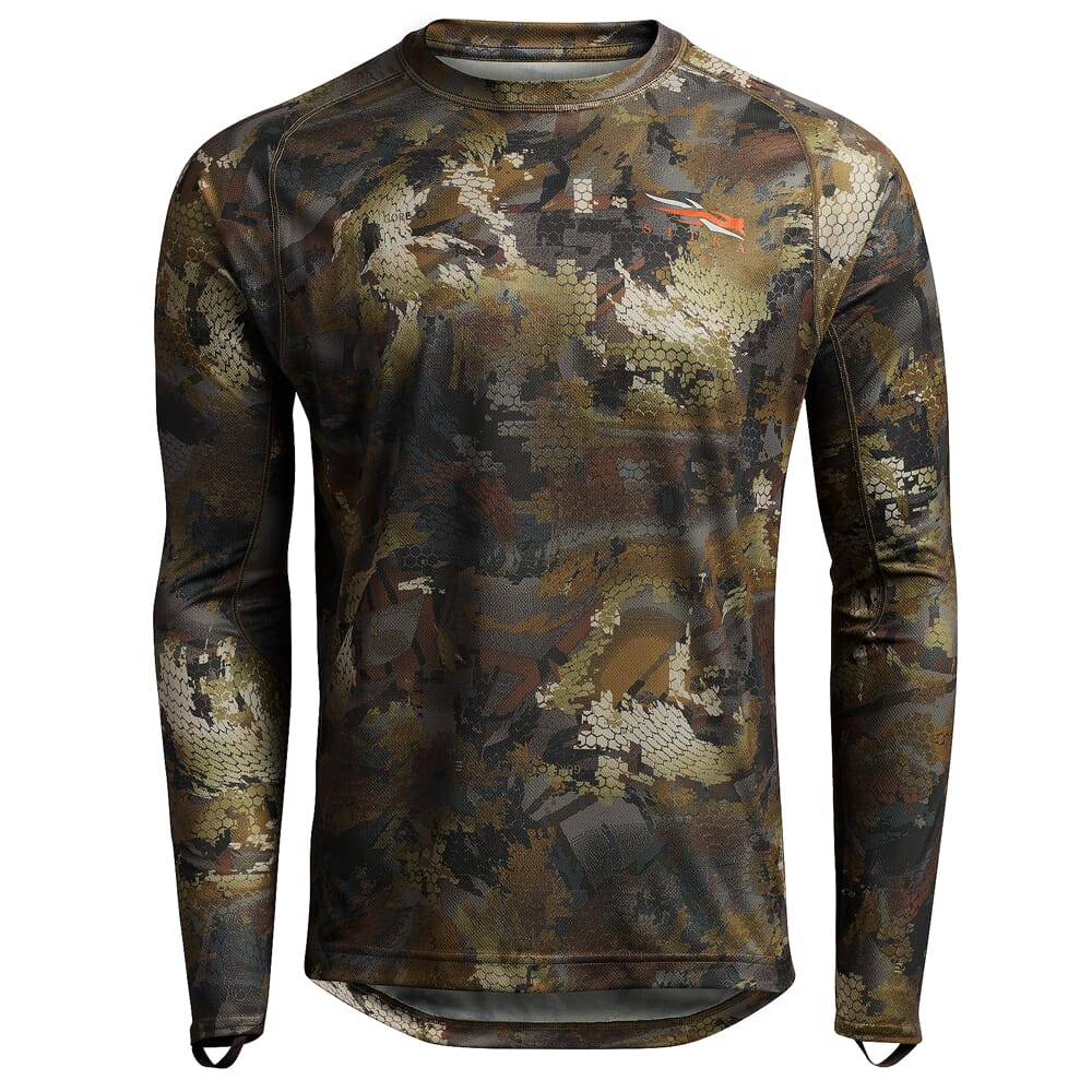 Sitka Gear CORE Lt Wt Crew Top - LS Optifade Timber 10064-TM Top, 2XL - Sitka Gear