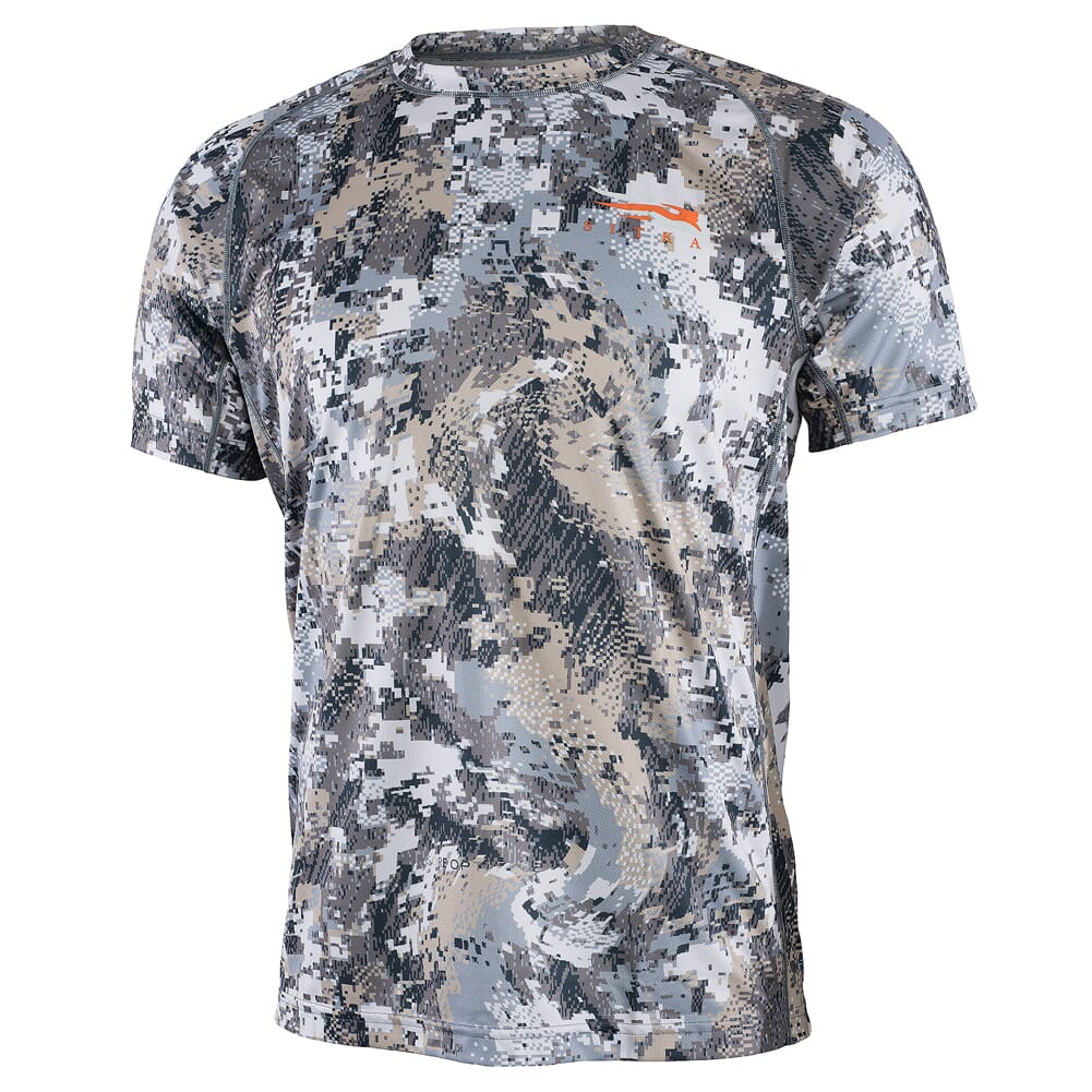 Sitka Gear Whitetail Elevated II Core Lightweight Short Sleeve Crew Top 10065-EV Top, XL - Sitka Gear