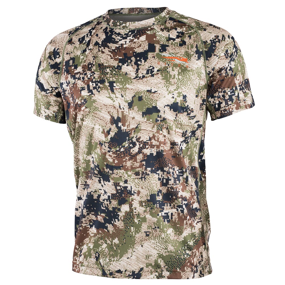 Sitka Gear Big Game Subalpine Core Lightweight Short Sleeve Crew Top 10065-SA Top in Optifade Subalpine, M - Sitka Gear
