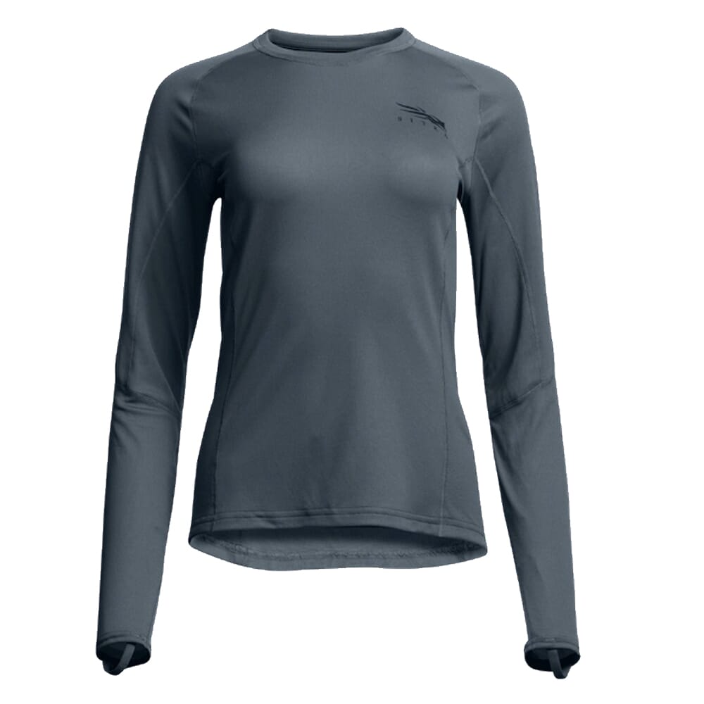 Sitka Gear Women's Core Lightweight Crew Top LS Storm 10076-SM Top in Storm Blue, XL - Sitka Gear