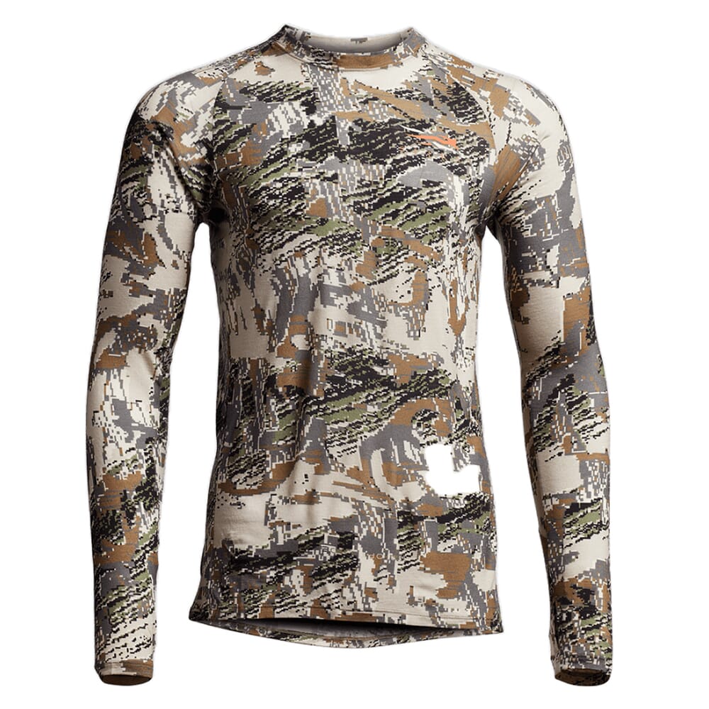Sitka Gear Big Game Open Country CORE Merino 120 Long Sleeve Crew Top 600155-OB Top, 3XL - Sitka Gear