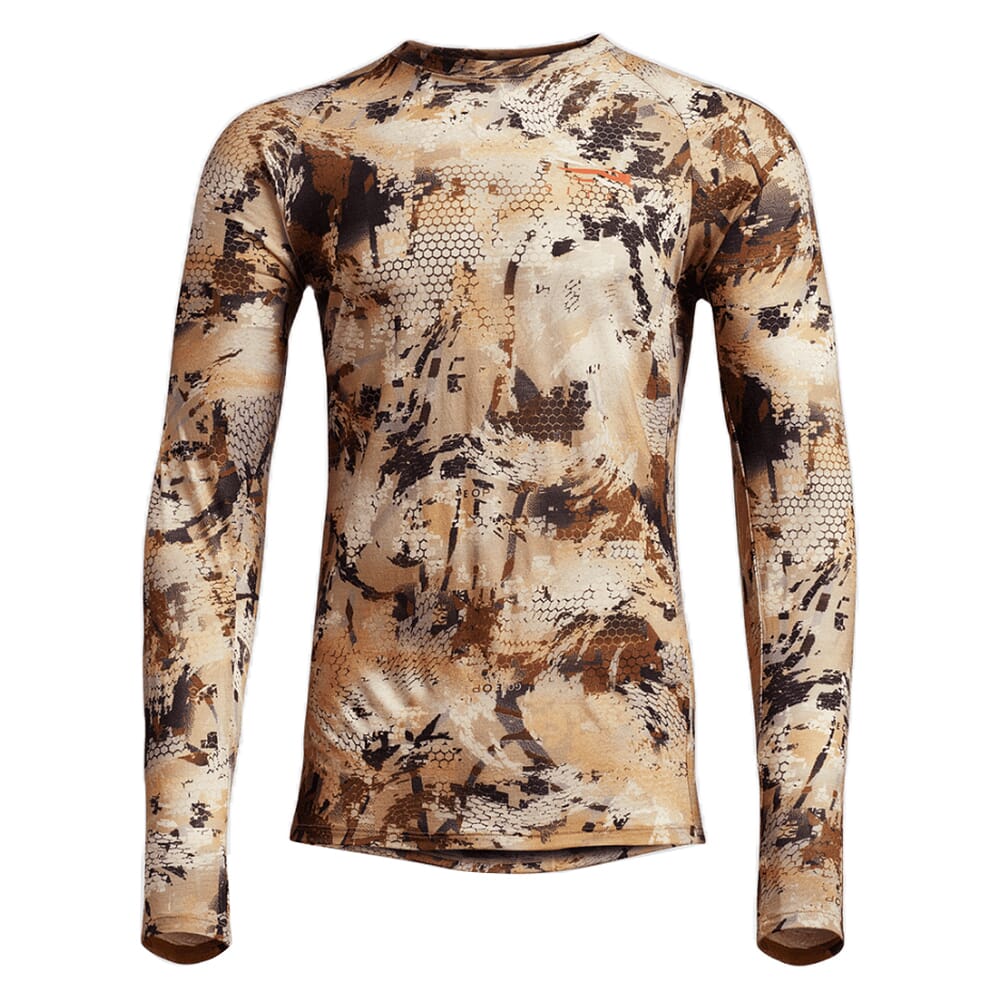 Sitka Gear Waterfowl Marsh CORE Merino 120 Long Sleeve Crew Top 600155-WL Top, 2XL - Sitka Gear