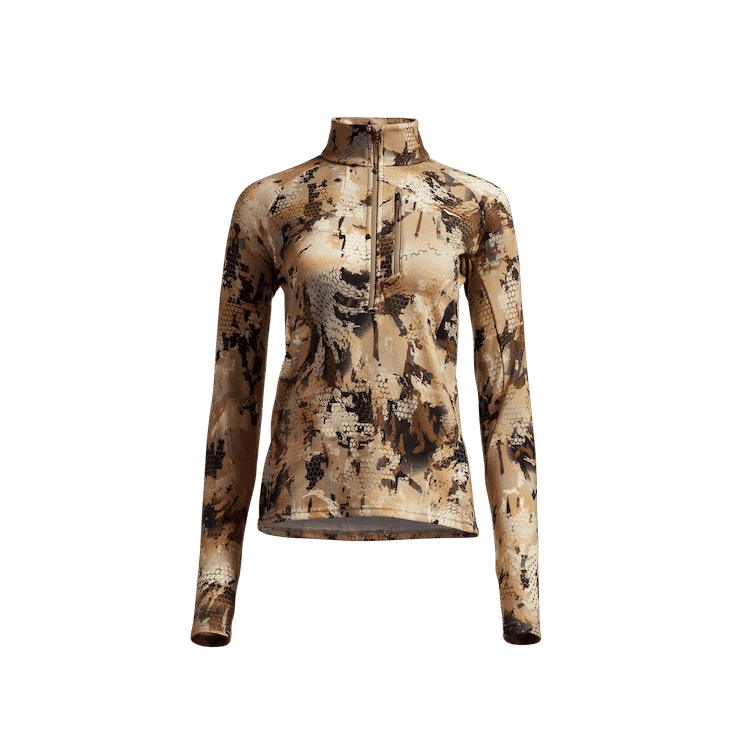 Sitka Gear Waterfowl Marsh Women's CORE Merino 330 Half-Zip Pullover 600167-WL, Large - Sitka Gear