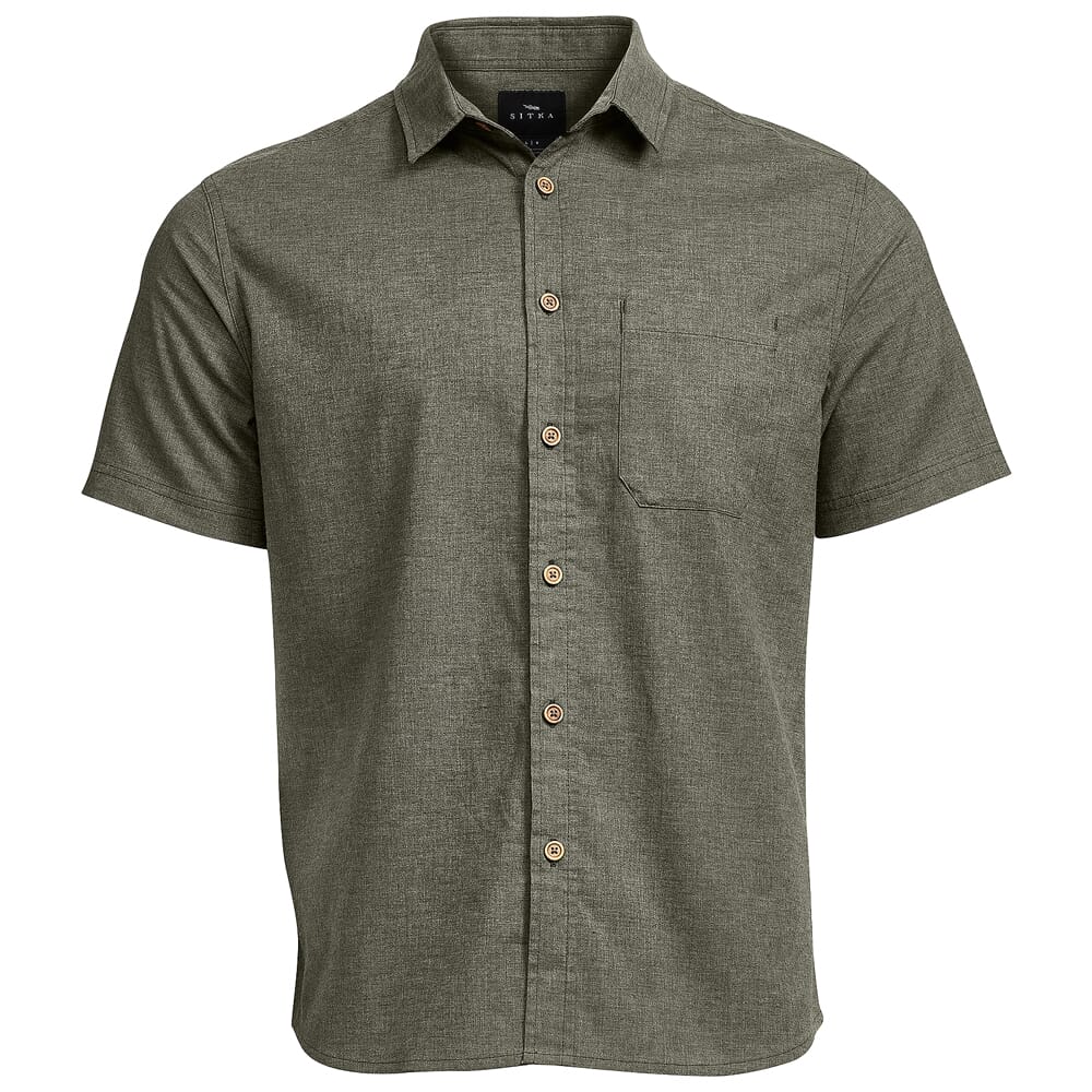 Sitka Gear Ambary SS Shirt Deep Lichen Heather 600219-DPL, Large - Sitka Gear