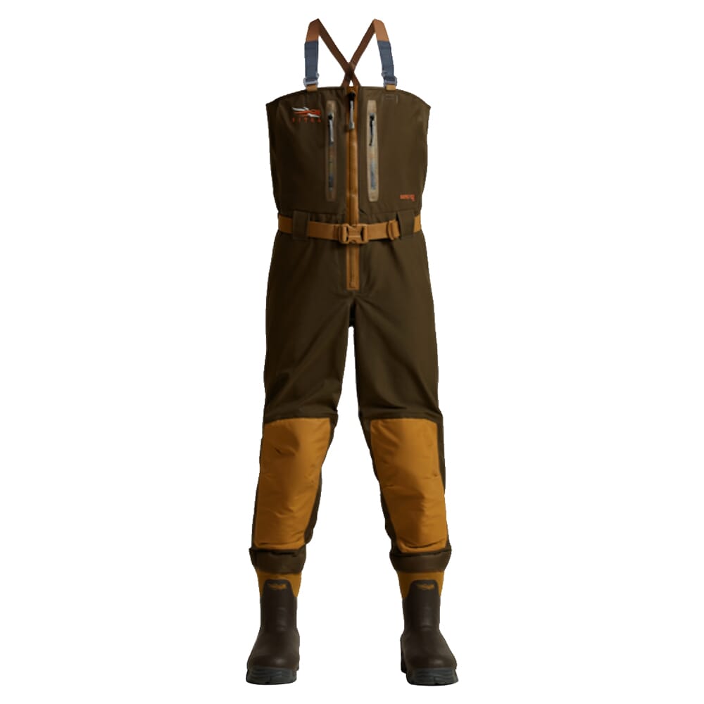 Sitka Gear Delta Zip Wader Earth 600238-EA, XL/Tall 10 - Sitka Gear