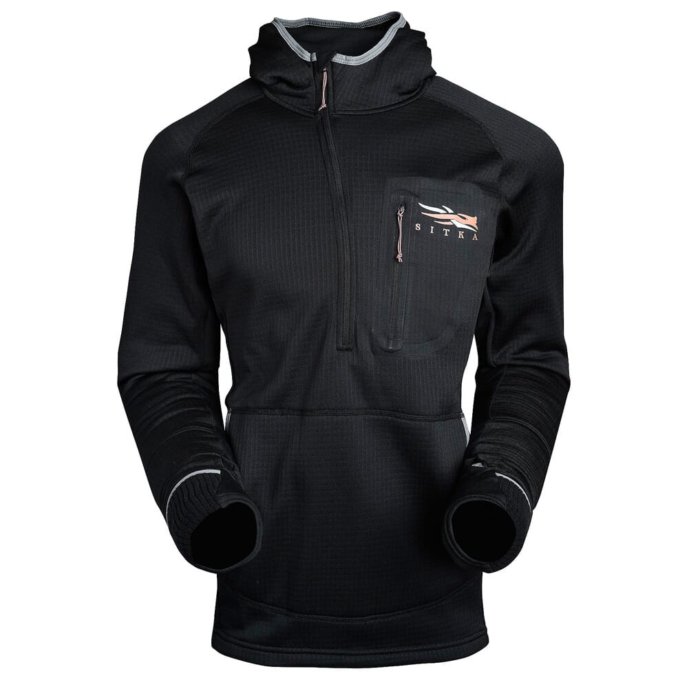 Sitka Gear Black Fanatic Hoody 70018-BK, XL - Sitka Gear