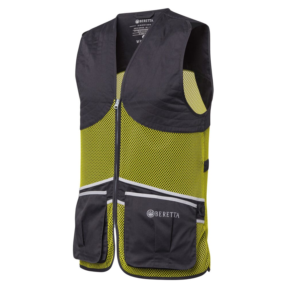 Beretta Full Mesh Shooting Vest Ice Grey/Sulphur Spring GT671T155309SV, 2XL - Beretta