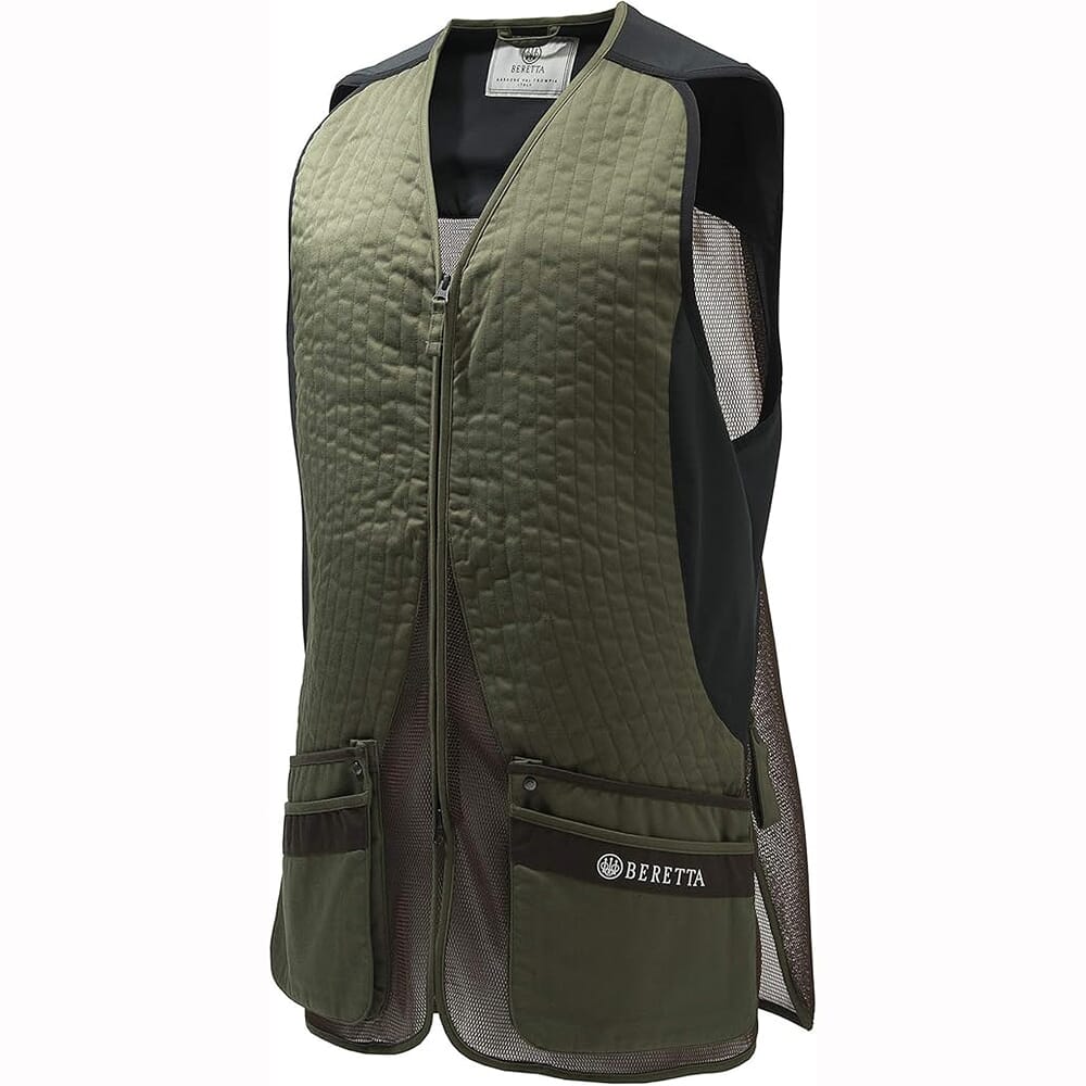 Beretta Silver Pigeon EVO Vest Green/Chocolate Brown GT781T155307AB, XL - Beretta