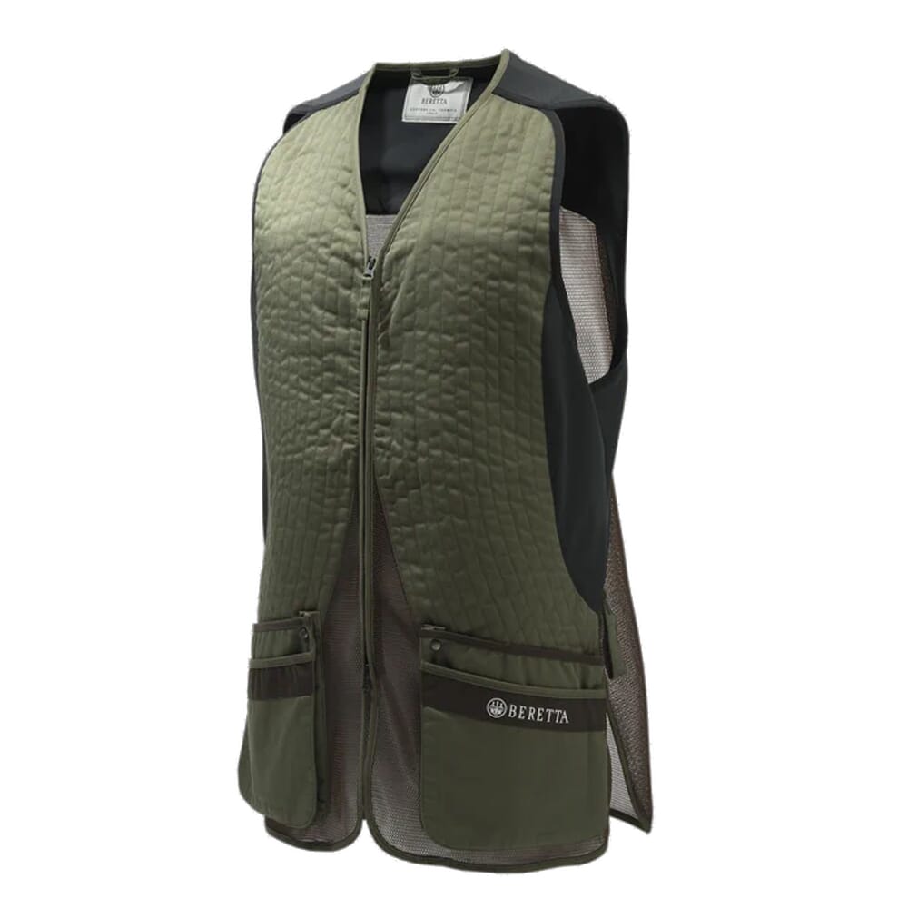 Beretta Silver Pigeon EVO Vest Green/Chocolate Brown GT781T155307AB, 4XL - Beretta