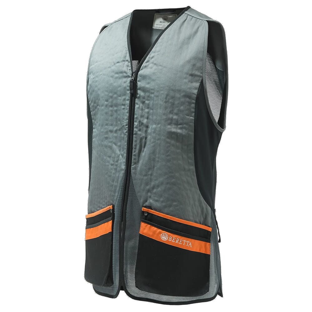 Beretta Silver Pigeon EVO Vest Gray/Orange GT781T155309OI, Medium - Beretta