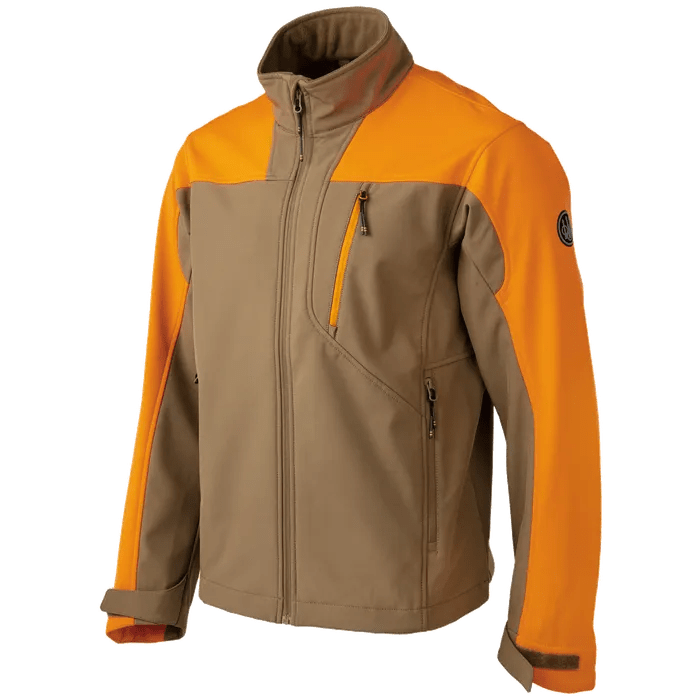 Beretta Daybreak Softshell Jacket Otter/Orange GU385T244708D8, Medium - Beretta