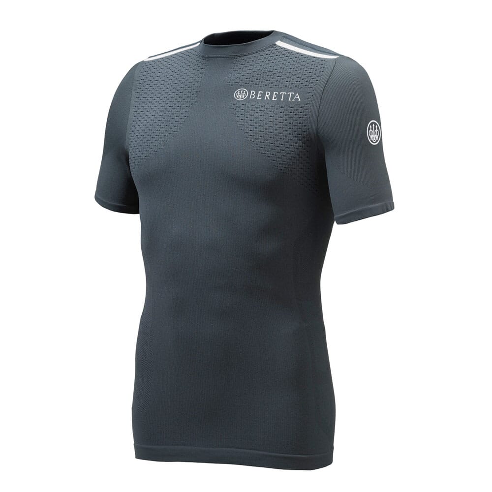 Beretta Flash Seamless SS Underwear Ebony/White IM181T19580980 Top, 1 - Beretta