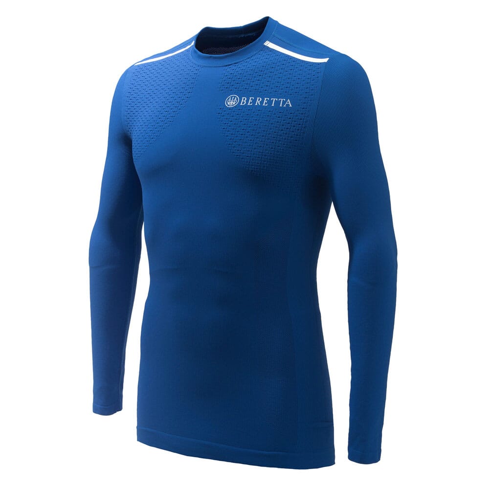 Beretta Flash Seamless LS Underwear Navy/Beretta Blue IM191T1958058R Top, 1 - Beretta