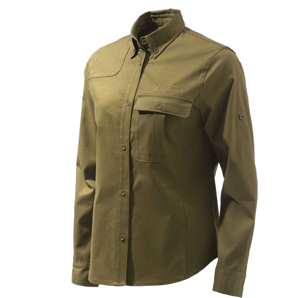 Beretta Women's TM Field Shirt Hunting Brown LD551T1655088L, Medium
