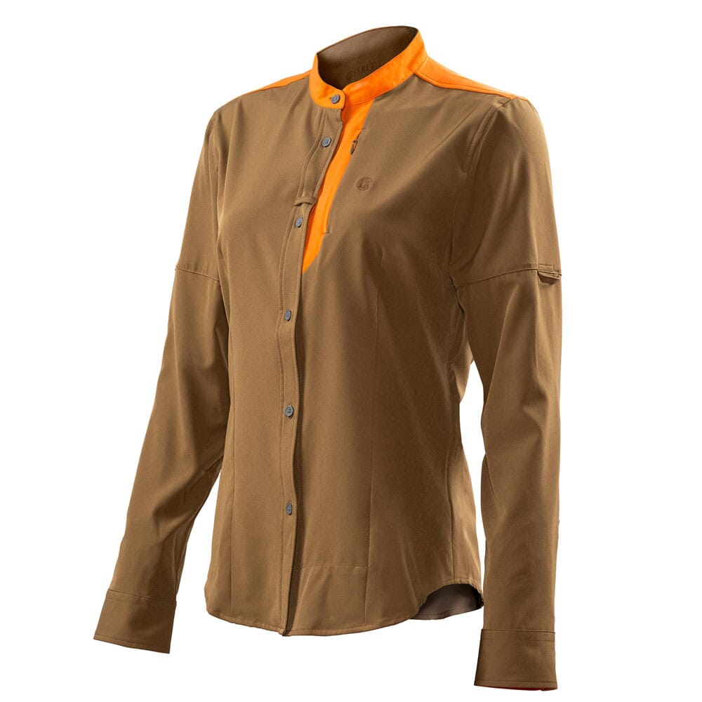 Beretta EVAD Flex Shirt Tobacco/Blaze Orange LD571T23340850, 2XL - Beretta