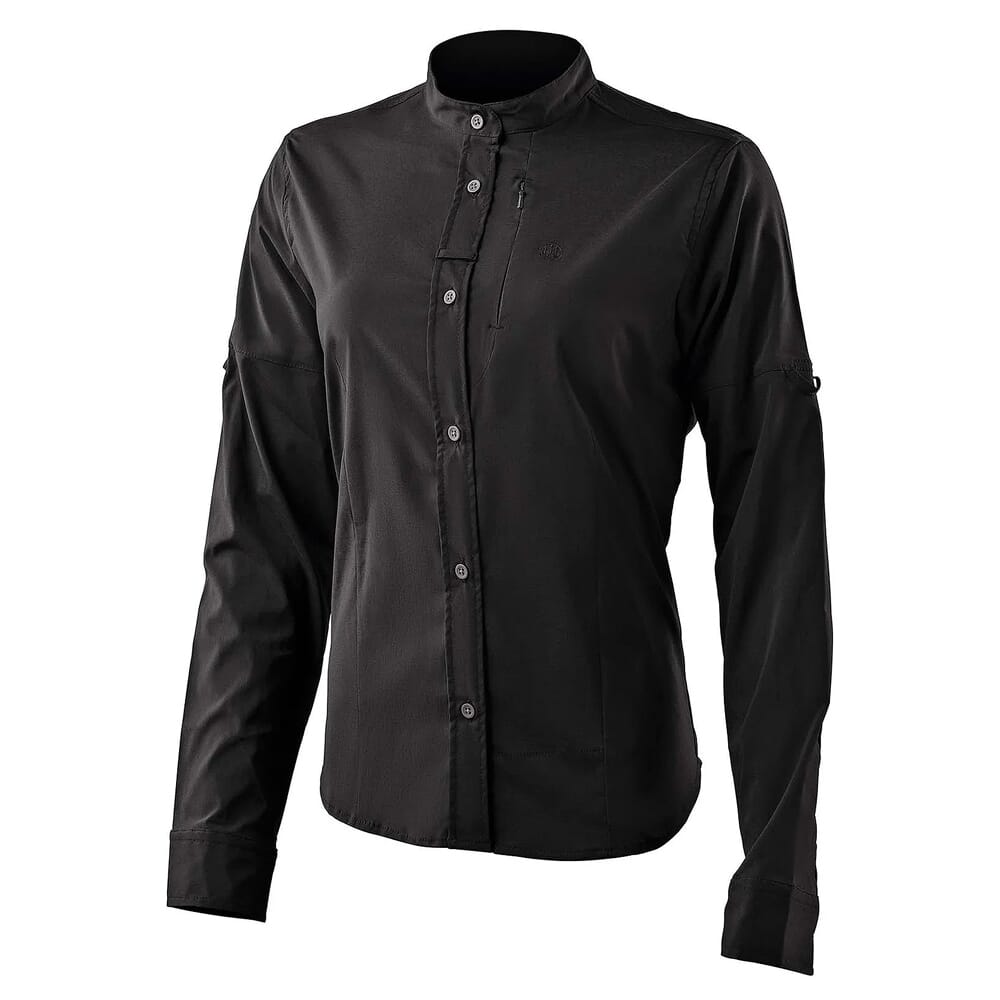 Beretta Women's EVAD Flex Long Sleeve Button-Down Shirt Black LD571T23340999, Medium - Beretta