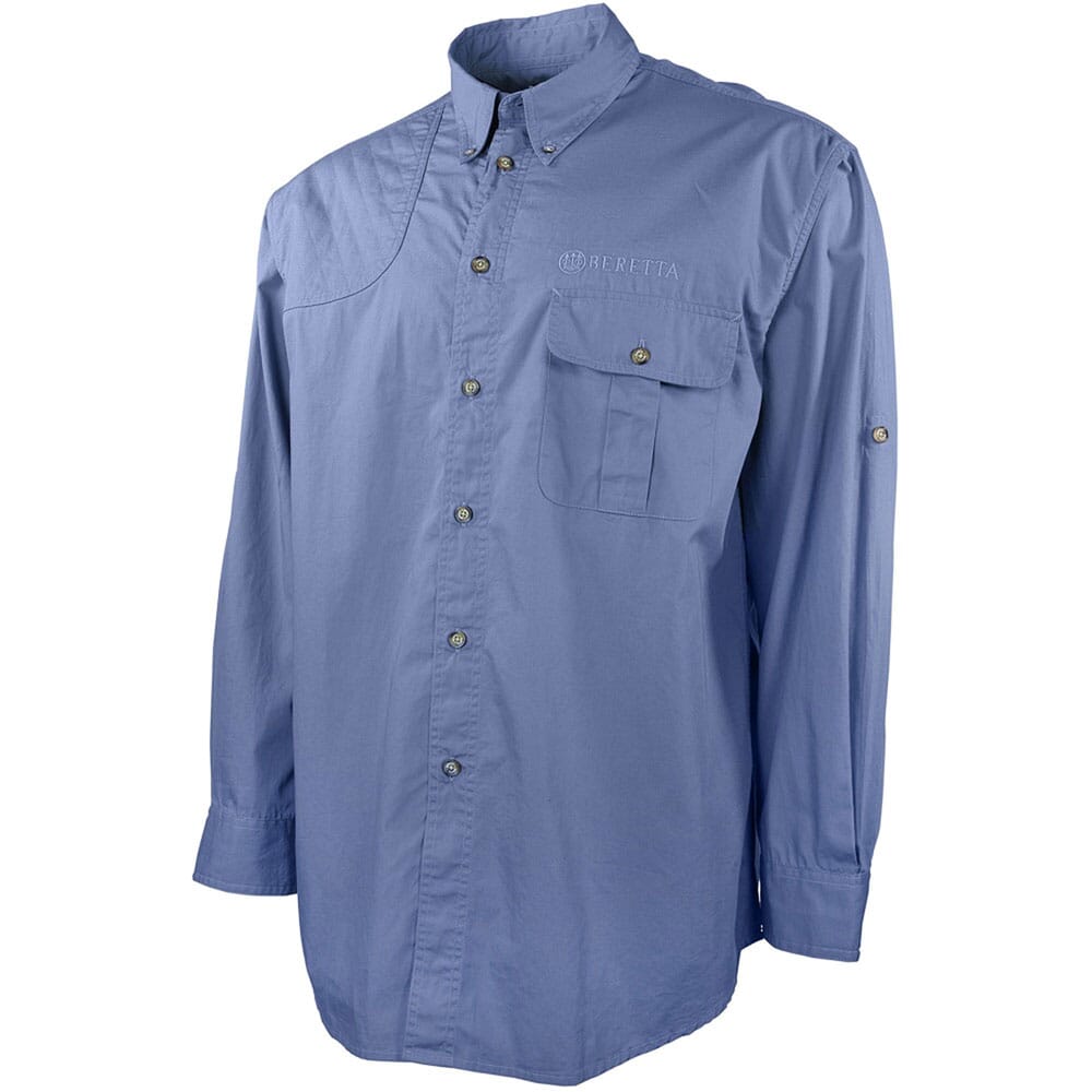 Beretta TM Roll Up Shirt Infinity LU222T1534054E in Blue, Large - Beretta