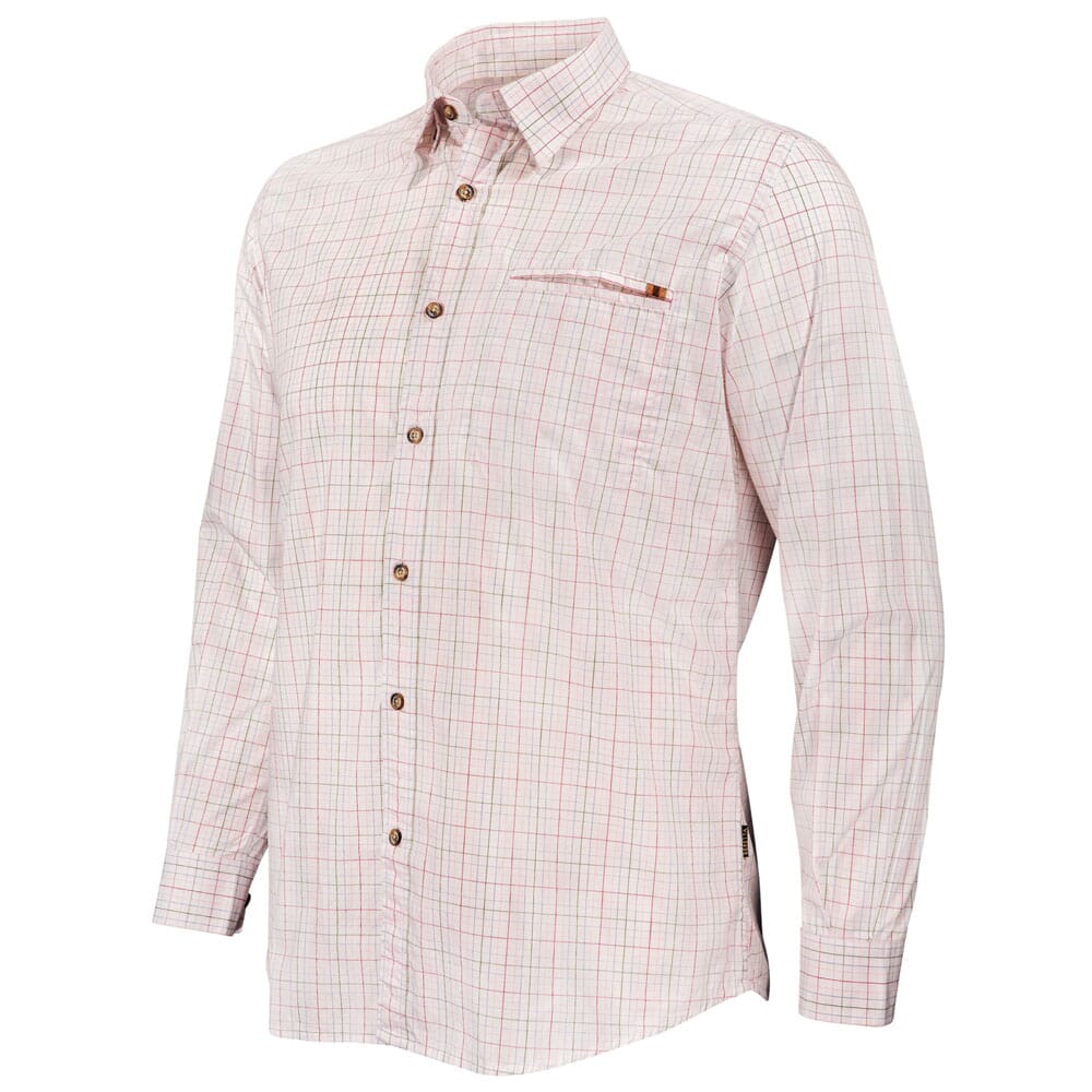 Beretta Trail Plain Collar Shirt Green/Blue/Pink/Fuchsia Check LU801T153301B1, XXL - Beretta