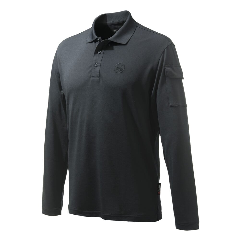 Beretta Miller LS Polo Black MP025T20120999 Top, XXL - Beretta