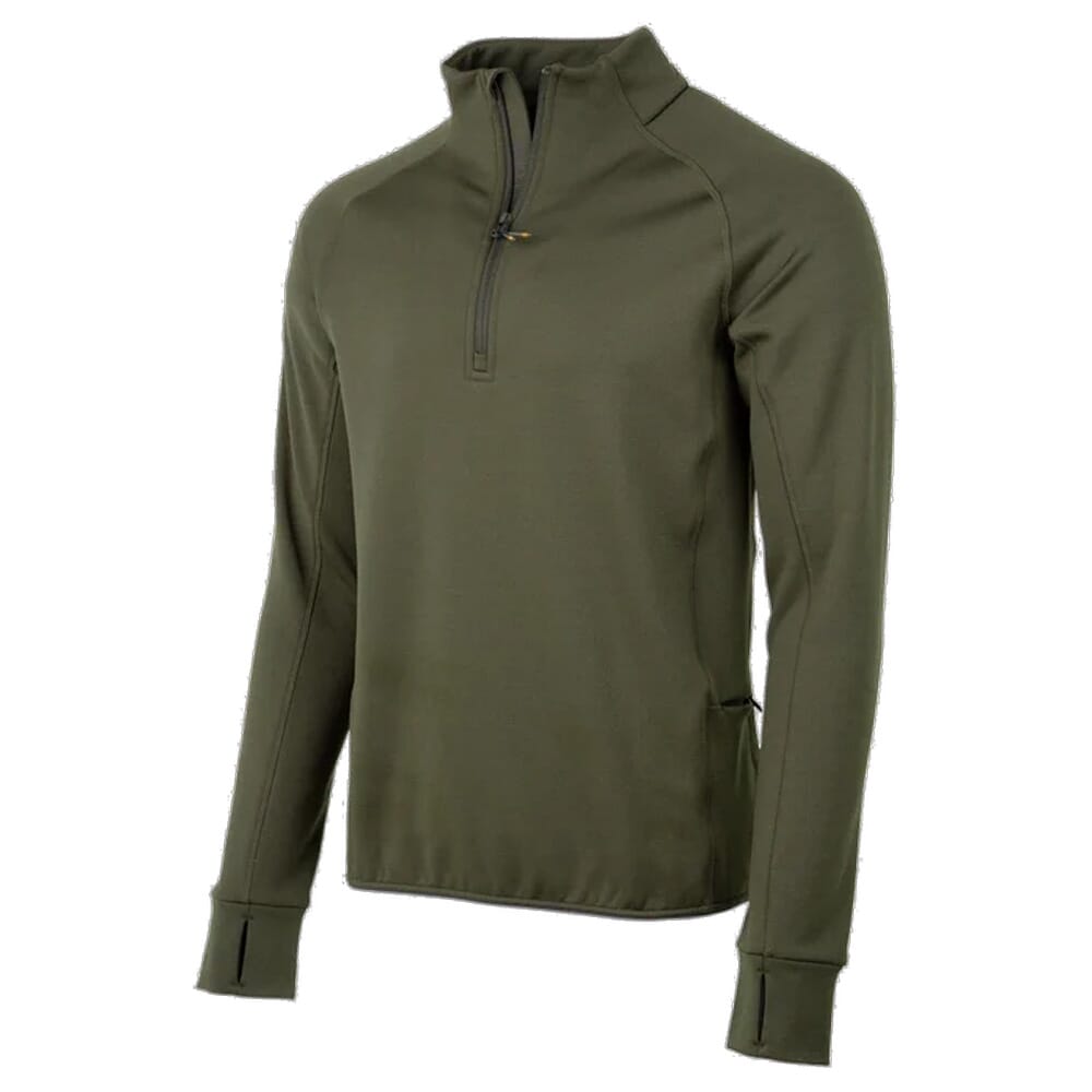 Beretta Stretch Tech Half-Zip Fleece Green Moss P3142T231207AA, Large - Beretta