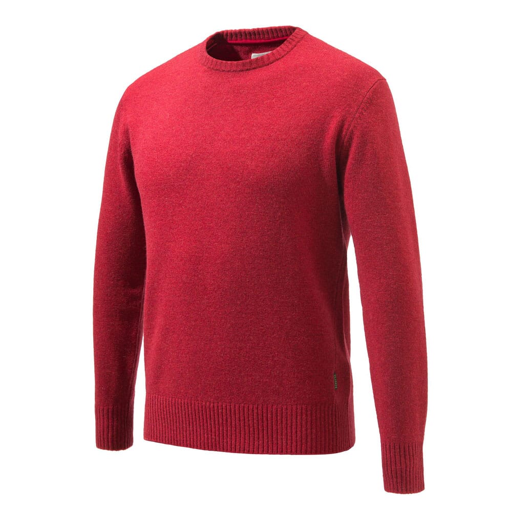 Beretta Devon Crewneck Sweater Dark Red PU551T19990037, XL - Beretta