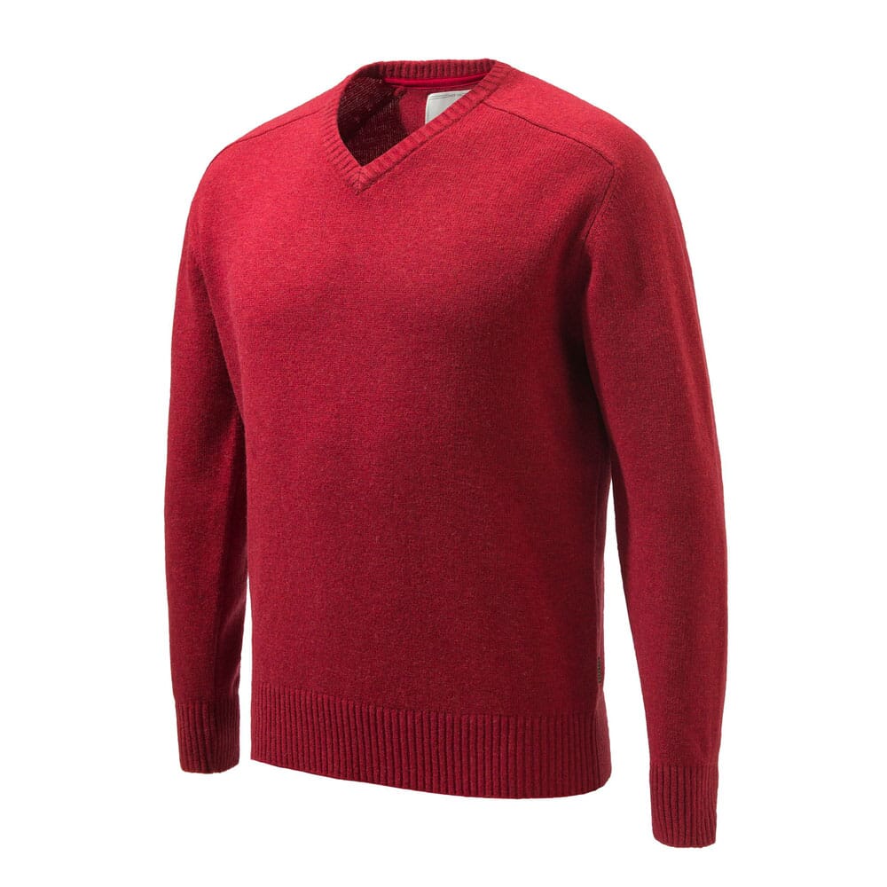 Beretta Somerset V-Neck Sweater Dark Red PU571T19990037, 3XL - Beretta