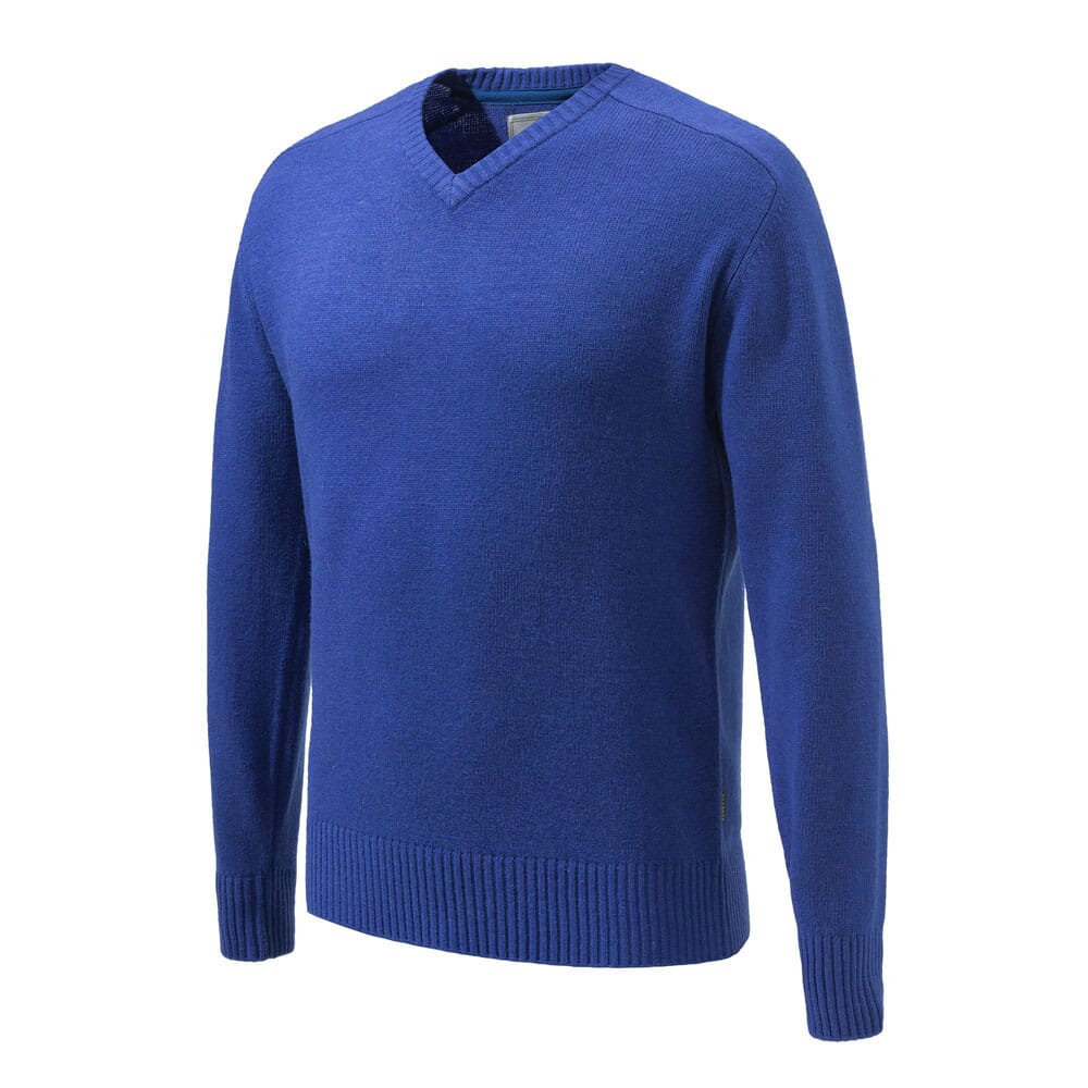 Beretta Somerset V-Neck Sweater Blue Total Eclipse PU571T19990504, Large - Beretta