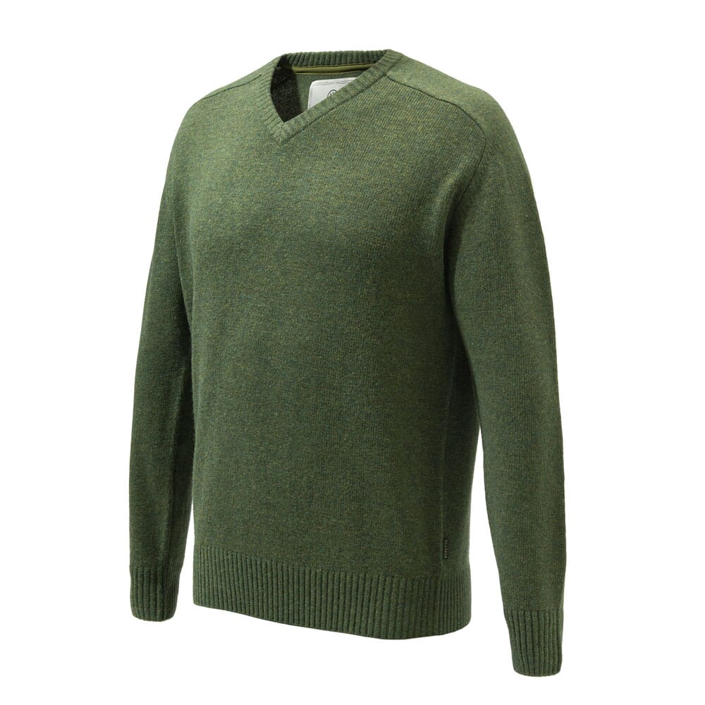 Beretta Somerset V-Neck Sweater Green PU571T19990715, XXL - Beretta