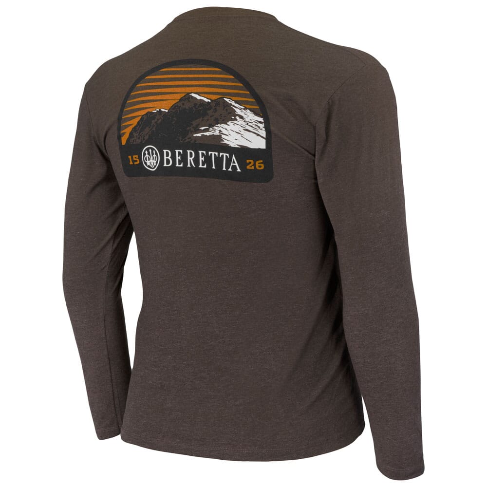 Beretta Peak Elevation LS T-Shirt Brown TS200T18900815 Top, XXL - Beretta