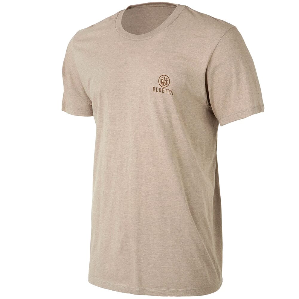 Beretta Legacy Short Sleeve T-Shirt Sand Dune TS218T1890012D, Small - Beretta