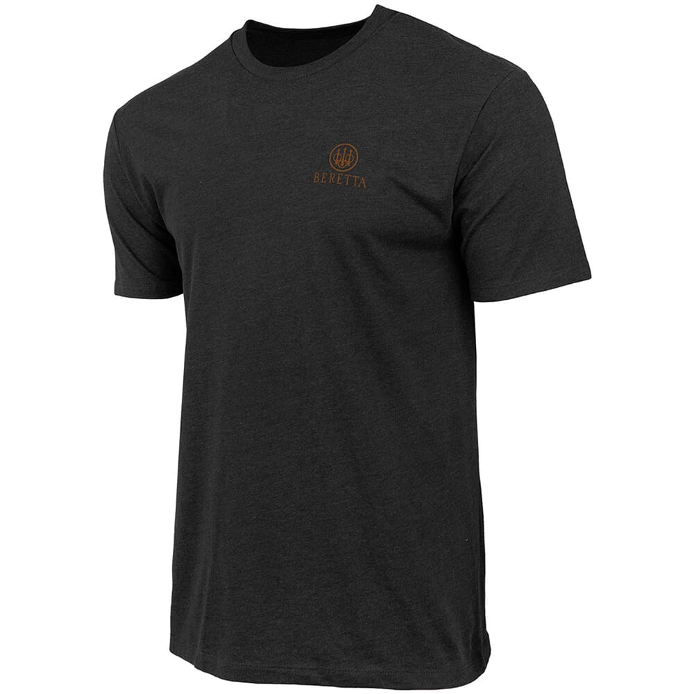 Beretta Legacy Short Sleeve T-Shirt Heather Charcoal TS218T1890089U, Small - Beretta
