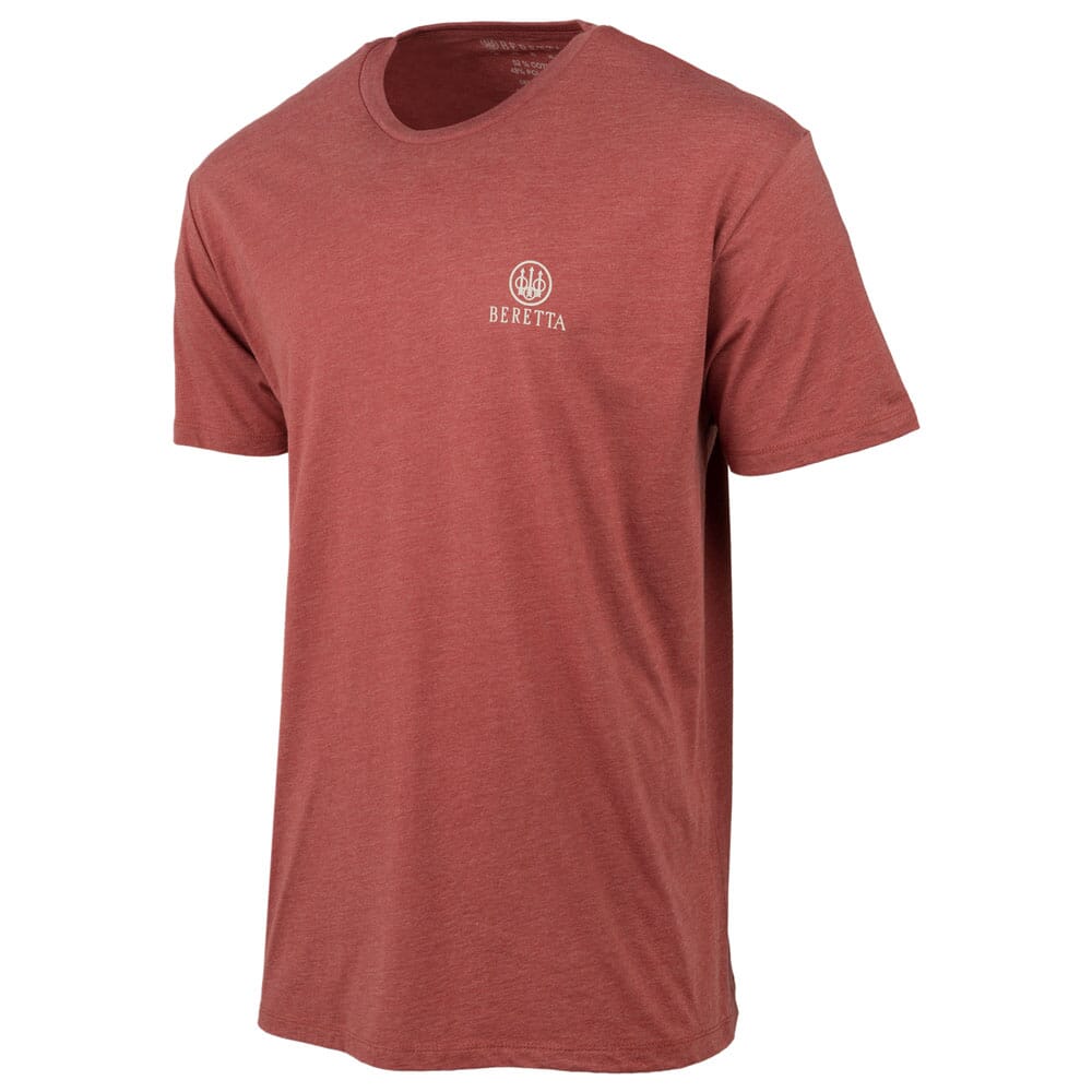 Beretta Horizon SS T-Shirt Brick TS224T18900315 Top, Large - Beretta