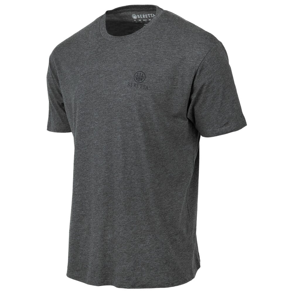 Beretta Horizon SS T-Shirt Heather Charcoal TS224T1890089U Top, XXL - Beretta