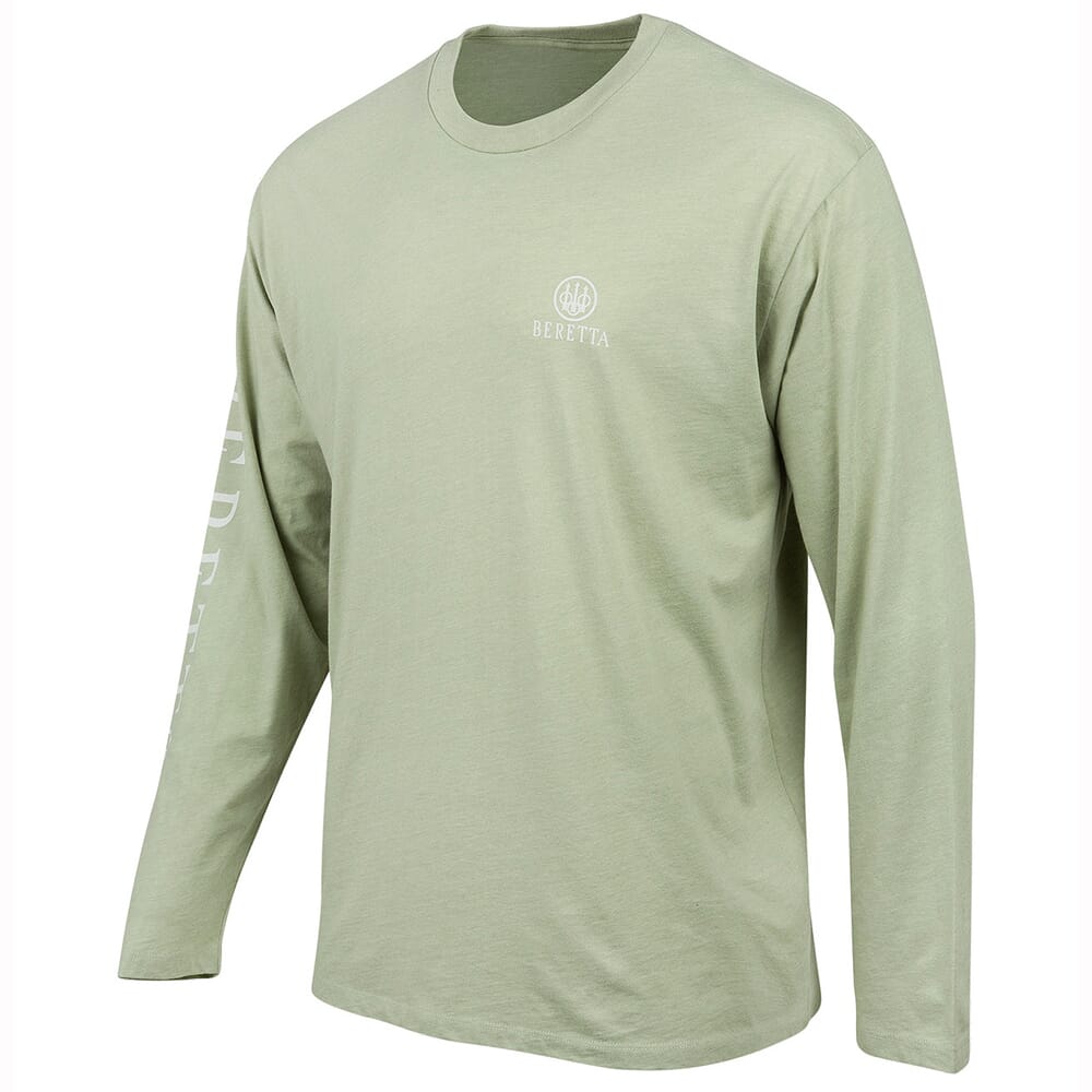 Beretta USA 2.0 Long Sleeve T-Shirt Sage Green TS230T189007A1, XXL - Beretta