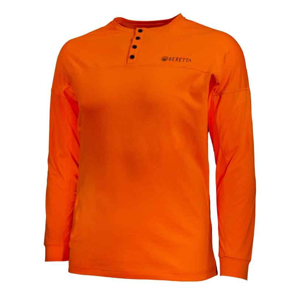 Beretta Henley Blaze Orange TS242T14350431 Top, XL - Beretta
