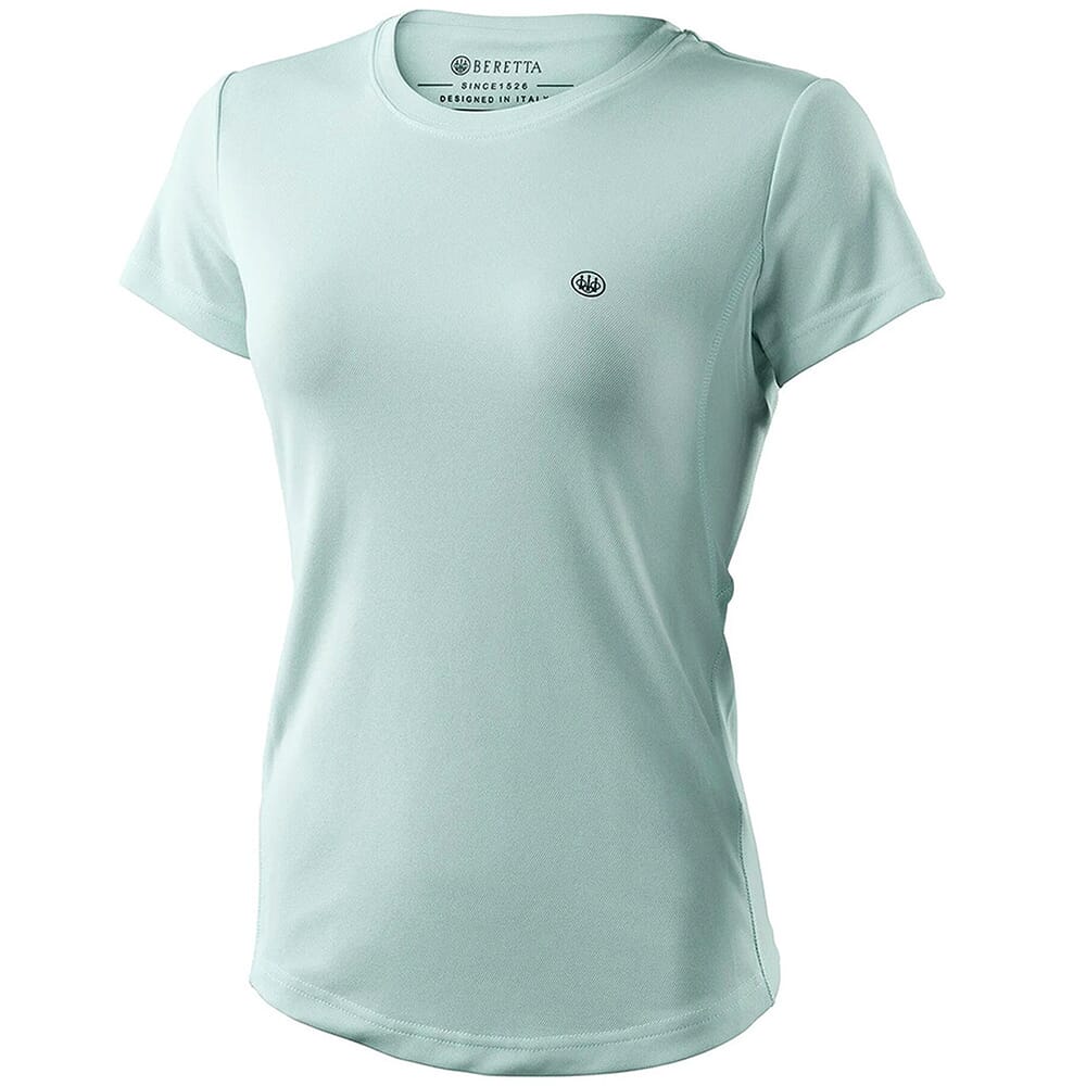 Beretta Ciel Tech Short Sleeve T-Shirt Pale Blue TS592T226105SU, Large - Beretta