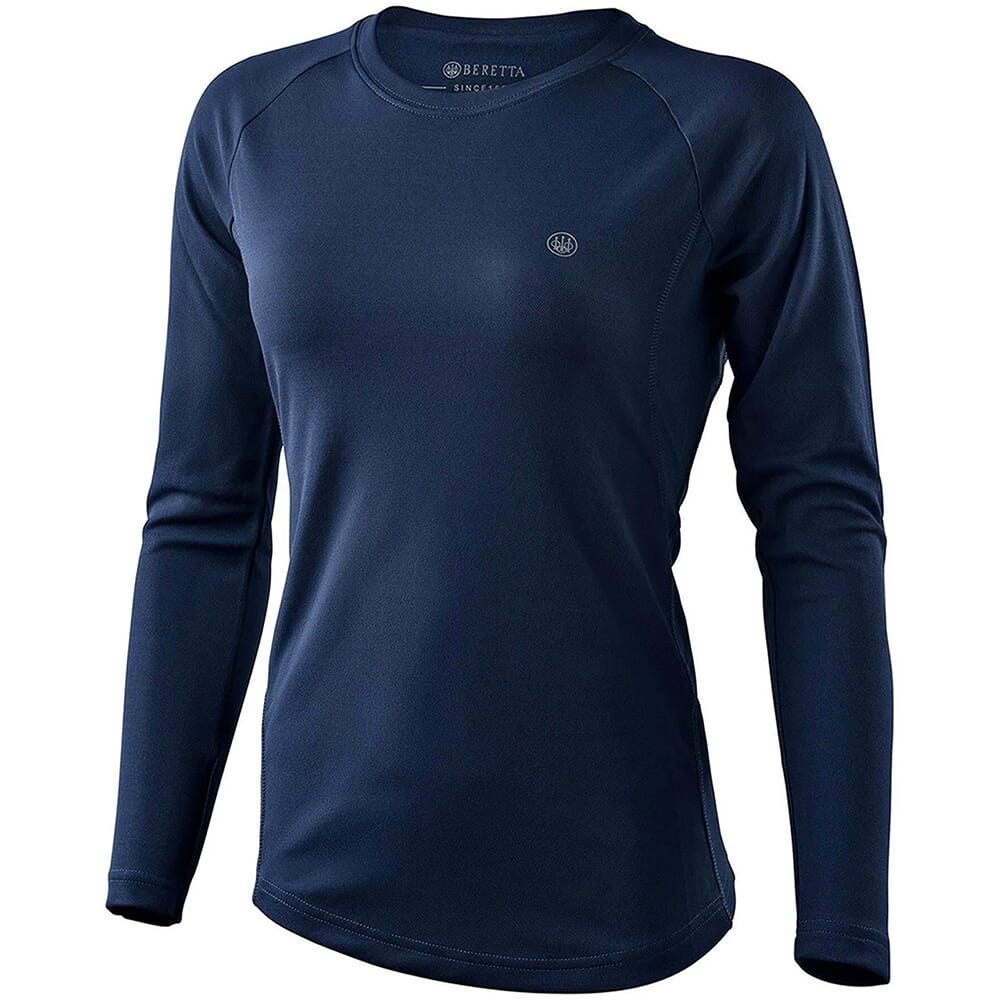 Beretta Ciel Tech Long Sleeve T-Shirt Blue Total Eclipse TS602T22610504, Small - Beretta