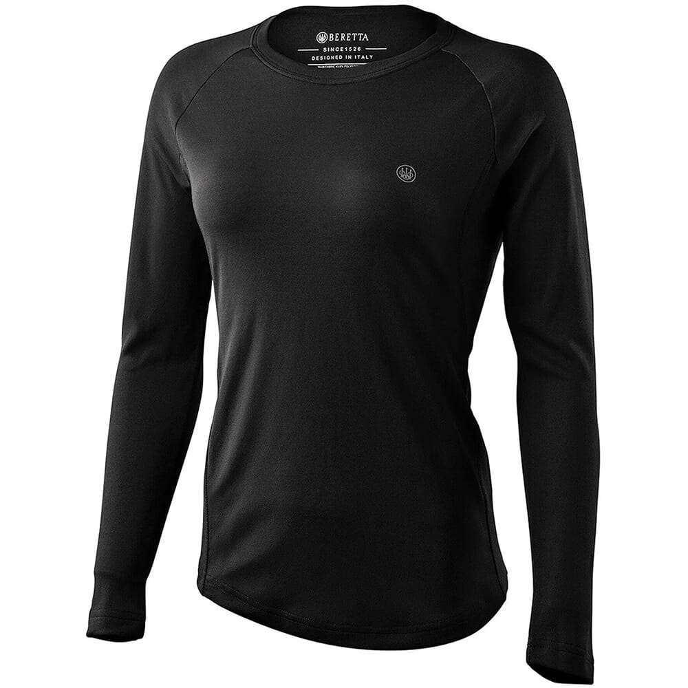 Beretta Ciel Tech Long Sleeve T-Shirt Black TS602T22610999, Small - Beretta
