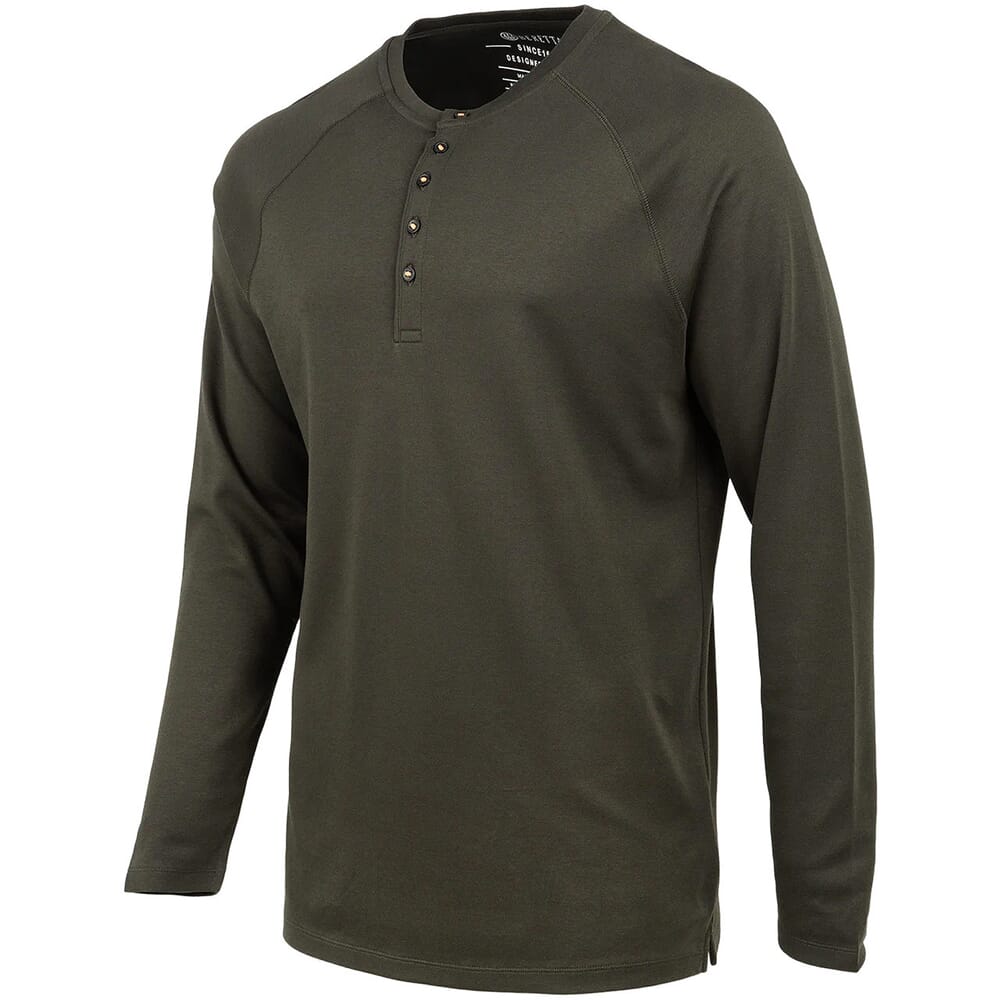 Beretta Scout Performance Henley Shirt Peat TS692T231109OM, Large - Beretta