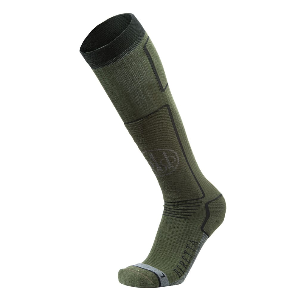 Beretta Hunting Long Socks Green CL021T15710076, Large - Beretta