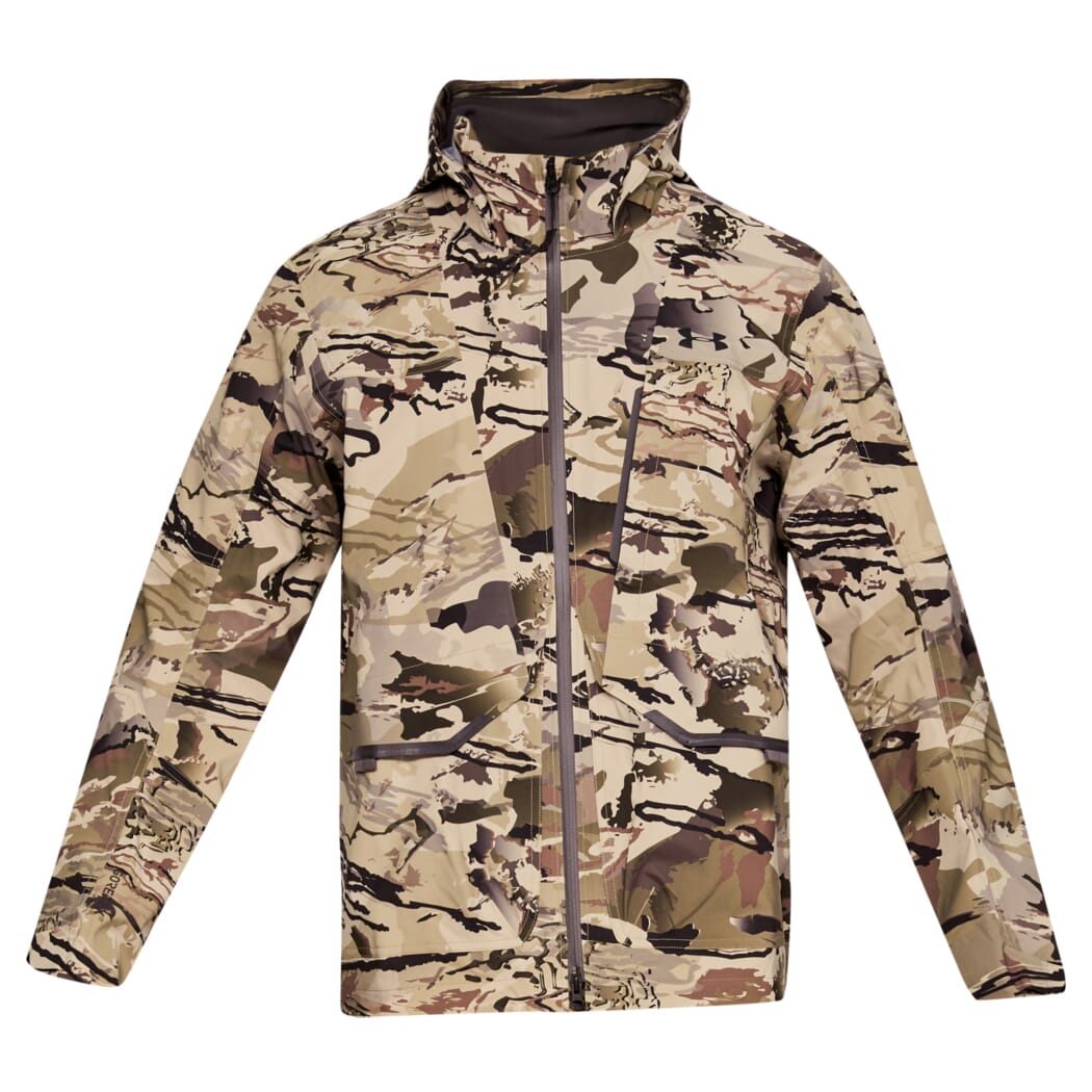 Under Armour Ridge Reaper Gore Pro Shell Jacket UA Barren Camo/Black 1316720-999, Large - Under Armour
