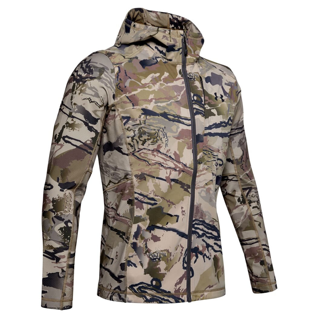 Under Armour Ridge Reaper Base Hybrid Jacket UA Barren Camo/Black 1316858-999, Large - Under Armour