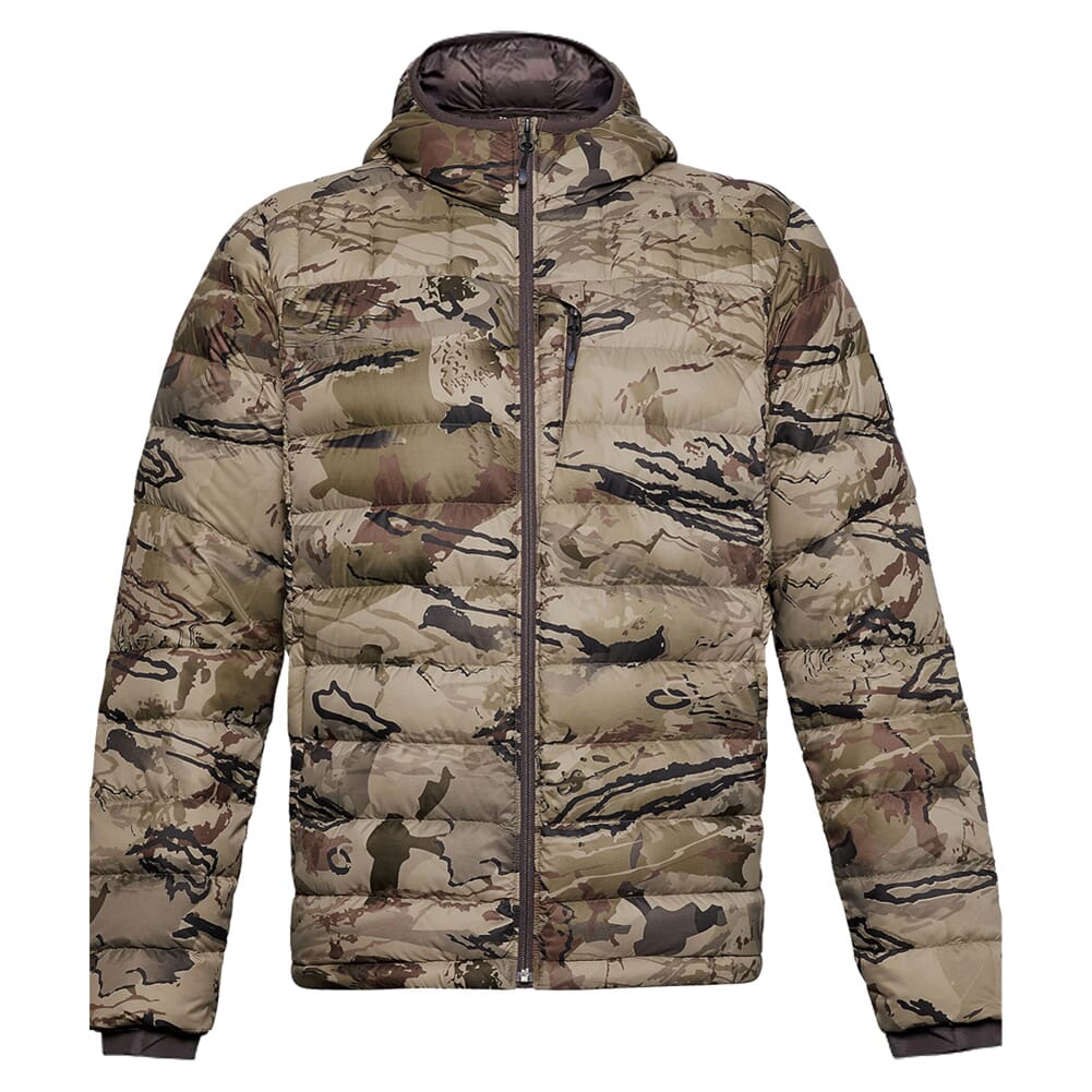 Under Armour Ridge Reaper Down Hoodie UA Barren Camo/Black 1355327-999, XXL - Under Armour