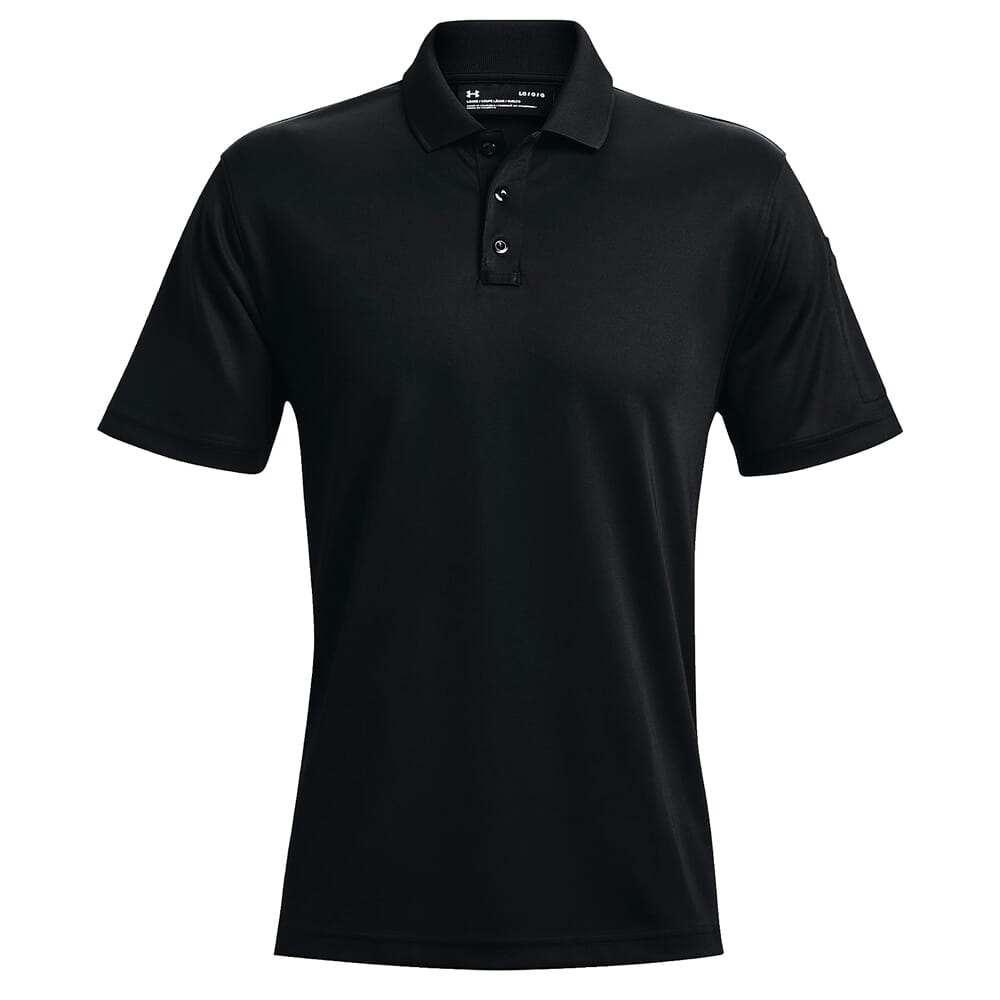 Under Armour Tactical Performance Polo 2.0 Black 1365382-001 Top, Small - Under Armour