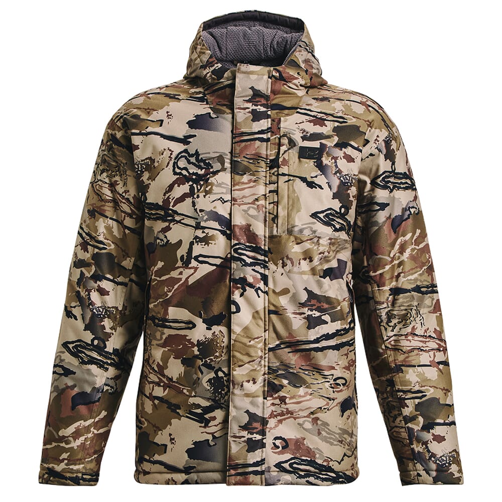Under Armour Deep Freeze ColdGear Infrared Jacket UA Barren Camo/Charcoal/Black 1372598-989, XXL - Under Armour