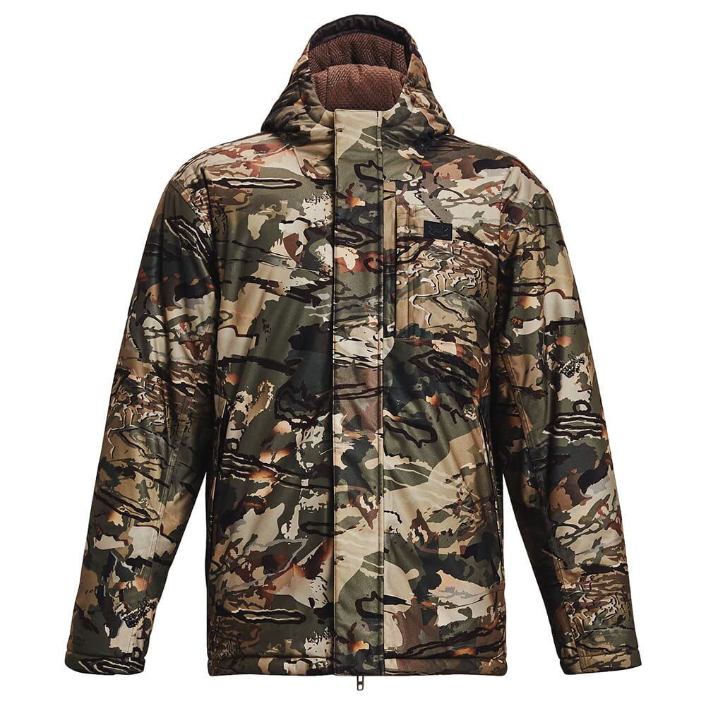 Under Armour Deep Freeze ColdGear Infrared Jacket UA Forest All Season Camo/Timber/Black 1372598-994 in Ua Forest All-Season Camo, XL - Under Armour